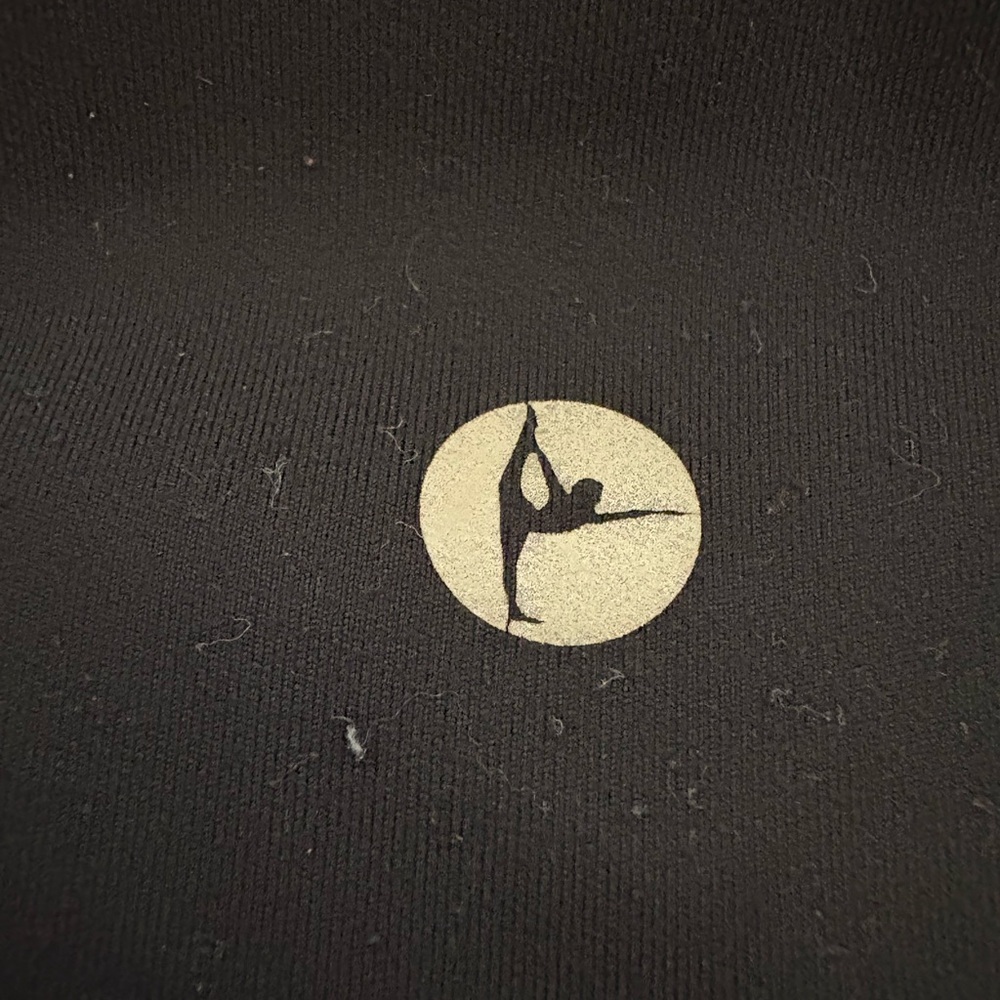 Black Yoga Apparel with Logo